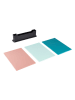 Chefware 4-delige set: snijplanken blauw/lichtroze - (L)22 x (B)32 cm