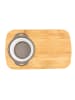 Profiline Schneidebrett mit Sieb in Hellbraun - (L)49,5 x (B)29,5 cm