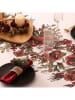 Mint Rugs Tischdecke "Christmas Angelo" in Weiß/ Rot