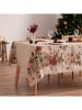 mint Deco Tafellaken "Christmas Cava" crème/meerkleurig