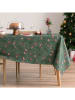 Mint Rugs Obrus "Christmas Maison" w kolorze zielonym