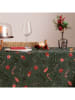 Mint Rugs Obrus "Christmas Maison" w kolorze zielono-czerwonym