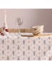 Mint Rugs Tafellaken "Christmas Maria" wit/zwart/goudkleurig