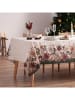 Mint Rugs Tafellaken "Christmas Tinsel" wit/paars/groen