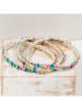 MENTHE À L'O 3-delige set: armbanden met kristallen