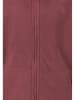 Zigzag Fleecejacke "Nocturne" in Bordeaux