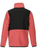 Zigzag Fleecejacke "Carson" in Koralle/ Schwarz