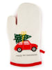 Trendy Kitchen by EXCÉLSA 3-delige Set "Ready for Christmas" crème/rood