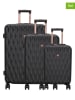 Charm 3-delige hardcase-trolleyset zwart - (B)33 x (H)55 x (D)22 cm