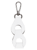 Charm Skórzany pasek w kolorze białym do torebki - 110 x 3 cm