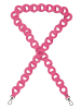 Charm Leder-Umhängeriemen in Pink - (L)110 x (B)3 cm