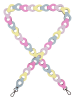 Charm Leder-Umhängeriemen in Bunt - (L)110 x (B)3 cm