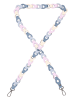 Charm Skórzany pasek ze wzorem do torebki - 135 x 2 cm
