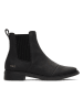 TOMS Leren chelseaboots zwart
