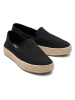 TOMS Espadrilles in Schwarz