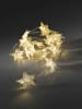 Konstsmide LED-Dekolichterkette ''Sterne'' in Gold/ Warmweiß