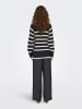 JDY Pullover in Anthrazit/ Creme