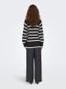 JDY Pullover in Anthrazit/ Creme