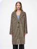 Pieces Tussenmantel beige/zwart