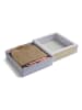 Pieces Schal in Beige/ Rosa/ Dunkelblau - (L)180 x (B)55