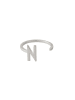 Design Letters Silber-Ring "N"