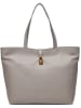 COCCINELLE Leren schoudertas grijs - (B)45 x (H)32 x (D)14 cm