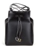 COCCINELLE Leder-Schultertasche in Schwarz - (B)14 x (H)19 x (T)12 cm