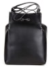 COCCINELLE Leder-Schultertasche in Schwarz - (B)14 x (H)19 x (T)12 cm