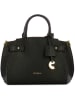 COCCINELLE Leder-Henkeltasche in Schwarz - (B)22,5 x (H)18 x (T)13,5 cm