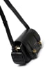 COCCINELLE Leder-Umhängetasche in Schwarz - (B)15 x (H)21 x (T)9 cm