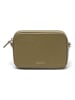 COCCINELLE Leder-Umhängetasche in Khaki - (B)21 x (H)17 x (T)6 cm