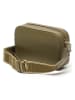 COCCINELLE Leder-Umhängetasche in Khaki - (B)21 x (H)17 x (T)6 cm