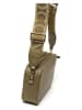 COCCINELLE Leder-Umhängetasche in Khaki - (B)21 x (H)17 x (T)6 cm