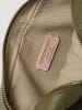 COCCINELLE Leder-Umhängetasche in Khaki - (B)21 x (H)17 x (T)6 cm