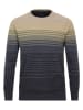CASAMODA Pullover in Dunkelblau/ Beige