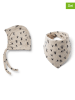 Wheat 2-delige set: wollen muts & wollen sjaal "Billie" beige