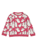 Småfolk Sweatshirt "Gespenster" in Rot/ Weiß