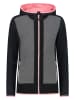 CMP Fleecejacke in Schwarz/ Grau