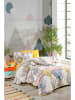 Colourful Cotton Renforcé beddengoedset "Cappadocia" wit/meerkleurig