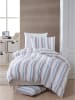 Colourful Cotton Beddengoedset "Zagreb" wit/rood/lichtblauw