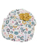 Sterntaler Czapka beanie "Blume" w kolorze biało-żółto-niebieskim