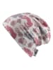 Sterntaler Beanie "Leopard" in Creme/ Pink