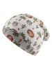 Sterntaler Czapka beanie "Safaritiere" w kolorze kremowo-błękitno-zielonym