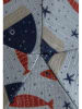 Sterntaler Beanie "Wale" in Hellblau/ Dunkelblau
