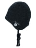 Sterntaler Woll-Bindemütze in Schwarz