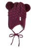 Sterntaler® Bindemütze in Bordeaux