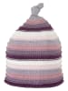 Sterntaler® Mütze in Lila/ Rosa/ Creme