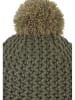 Sterntaler Muts met pompon kaki
