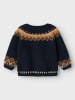 name it Cardigan "Monor" in Schwarz/ Hellbraun