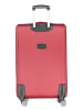 Geographical Norway 3-delige softcase-trolleyset "Show" rood